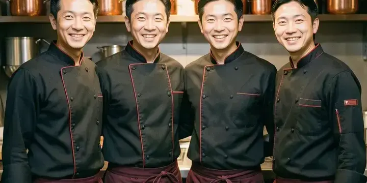 マスターコックの集合写真
