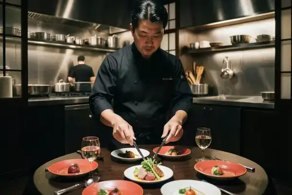 中央区での試食スペクタクル